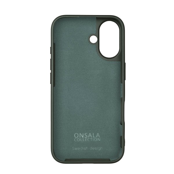 Onsala iPhone 16 Skal Silikonkänsla Olive Green