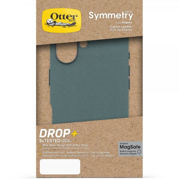 Otterbox iPhone 16 Skal Symmetry Cactus Leather MagSafe Sagebrush