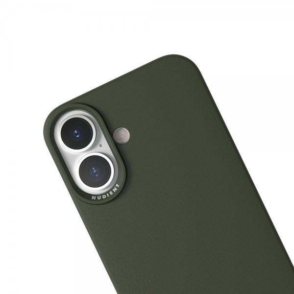 Nudient iPhone 16 Skal Thin Case MagSafe Pine Green