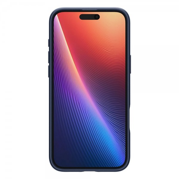 Spigen iPhone 16 Skal Thin Fit MagFit Navy Blue