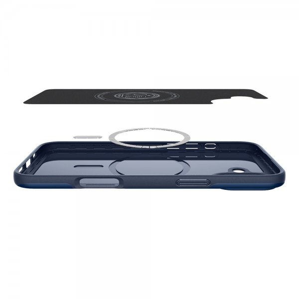 Spigen iPhone 16 Skal Thin Fit MagFit Navy Blue