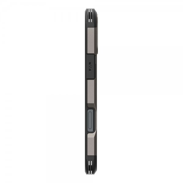 Spigen iPhone 16 Skal Tough Armor MagFit Gunmetal