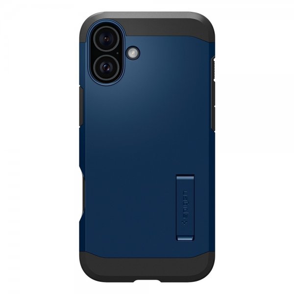 Spigen iPhone 16 Skal Tough Armor MagFit Navy Blue