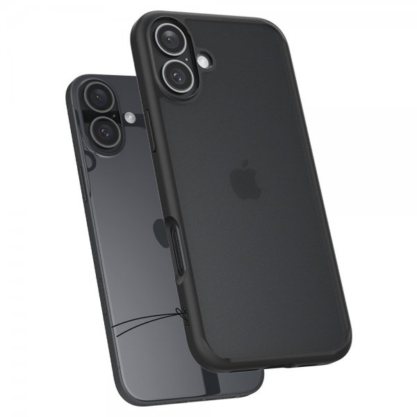 Spigen iPhone 16 Skal Ultra Hybrid Frost Black