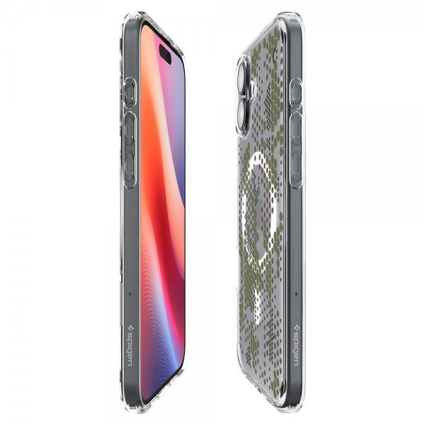 Spigen iPhone 16 Skal Ultra Hybrid MagFit Digital Camo