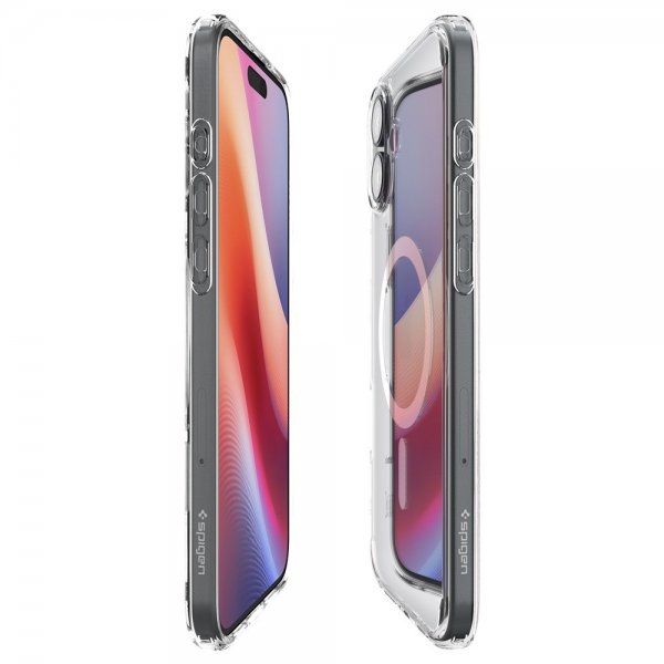 Spigen iPhone 16 Skal Ultra Hybrid MagFit Vit