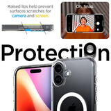 Spigen iPhone 16 Skal Ultra Hybrid S MagFit Crystal Clear