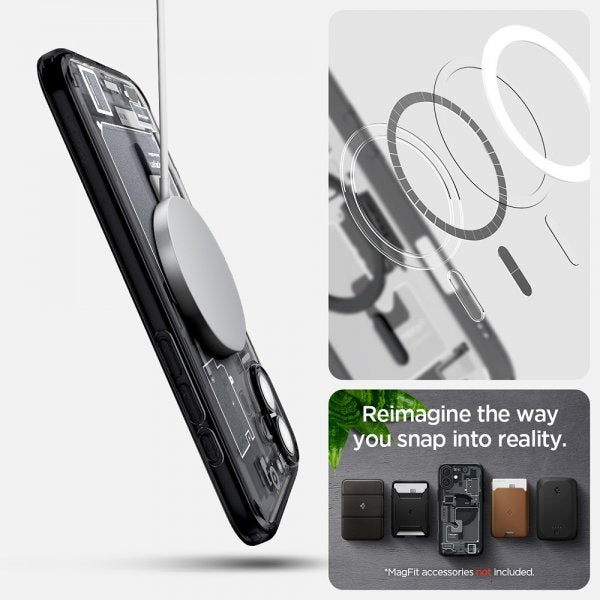 Spigen iPhone 16 Skal Ultra Hybrid Zero One MagFit Svart