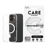 CARE by PanzerGlass iPhone 16 Skal Urban Combat MagSafe Vit
