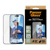 PanzerGlass iPhone 15/iPhone 16 Skärmskydd Ultra-Wide Fit EasyAligner