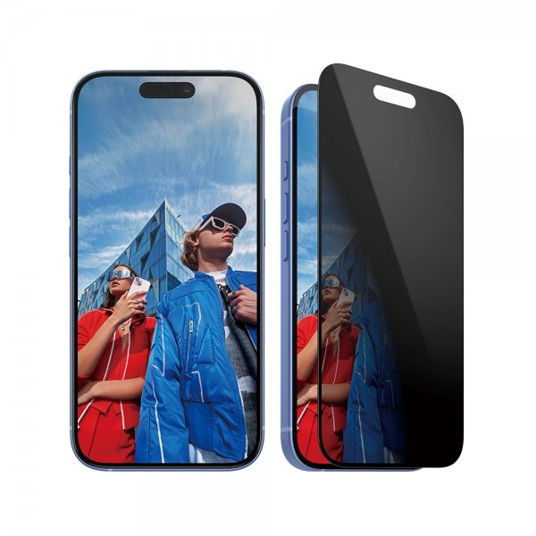 PanzerGlass iPhone 15/iPhone 16 Skärmskydd Ultra-Wide Fit Privacy EasyAligner