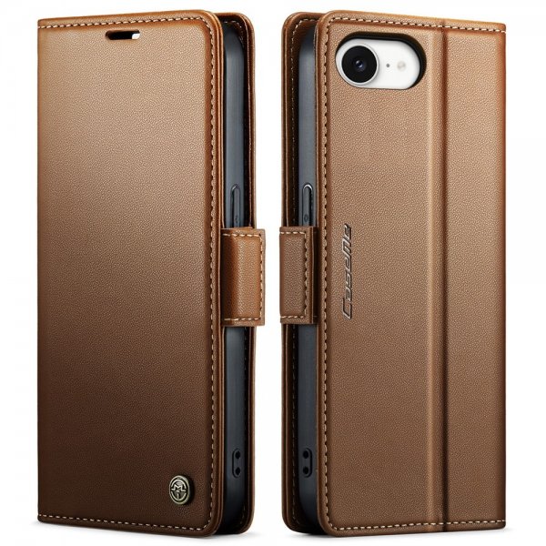 CaseMe iPhone 16e/17e Fodral 023 Series Brun