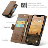 CaseMe iPhone 16e/17e Fodral 023 Series Brun