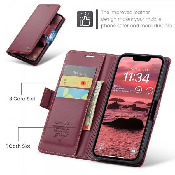 CaseMe iPhone 16e/17e Fodral 023 Series Röd
