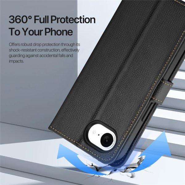 Dux Ducis iPhone 16e/17e Fodral 2-i-1 Lawa Series MagSafe Svart