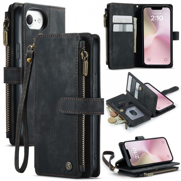 CaseMe iPhone 16e/17e Fodral C30 Series Svart