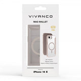 Vivanco iPhone 16e/17e Fodral Mag Wallet Grå