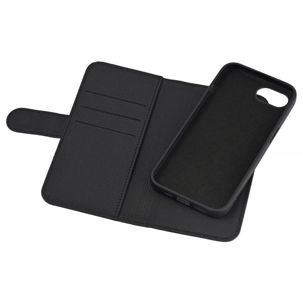 Deltaco iPhone 16e/17e Fodral med avtagbart MagSafe-skal Svart