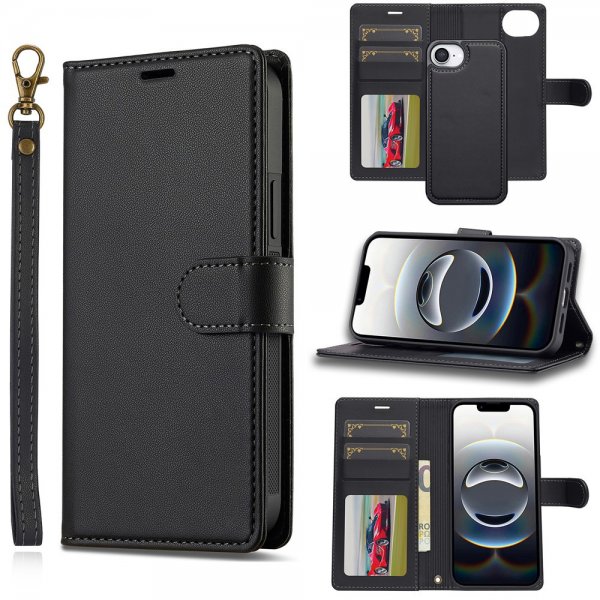 Nordic Covers iPhone 16e/17e Fodral med avtagbart MagSafe-skal Raven Black