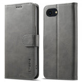 Lc.Imeeke iPhone 16e/17e Fodral med Kortfack Stativfunktion Grå