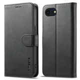 Lc.Imeeke iPhone 16e/17e Fodral med Kortfack Stativfunktion Svart