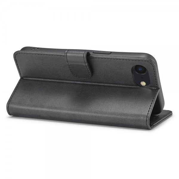 Lc.Imeeke iPhone 16e/17e Fodral med Kortfack Stativfunktion Svart