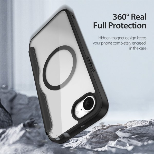 Dux Ducis iPhone 16e/17e Fodral Skin X Pro Series MagSafe Svart