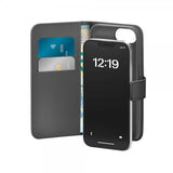 Puro iPhone 16e/17e Fodral Wallet Stand Svart