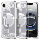 Spigen iPhone 16e/iPhone 17e Skal Ultra Hybrid Zero One MagFit Vit