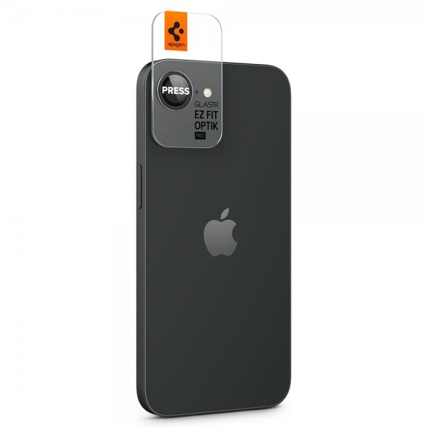 Spigen iPhone 16e/17e Kameraskydd GLAS.tR EZ Fit Optik Pro 2-pack