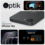 Spigen iPhone 16e/17e Kameraskydd GLAS.tR EZ Fit Optik Pro 2-pack