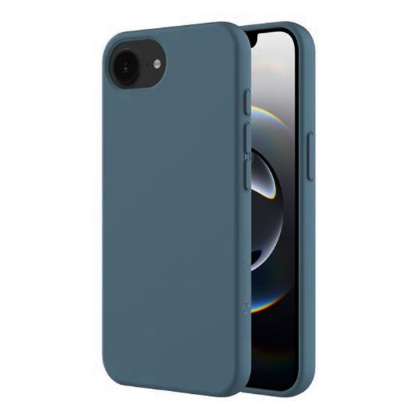 iPhone 16e/17e Skal Silikon Mörkgrön