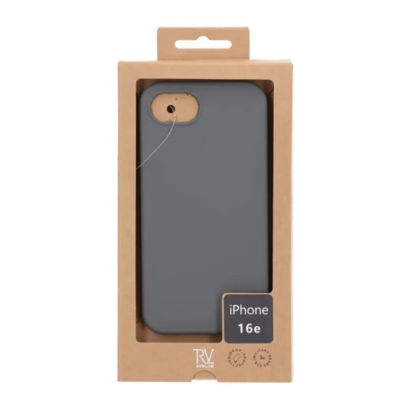 iPhone 16e/17e Skal Silikon Grå