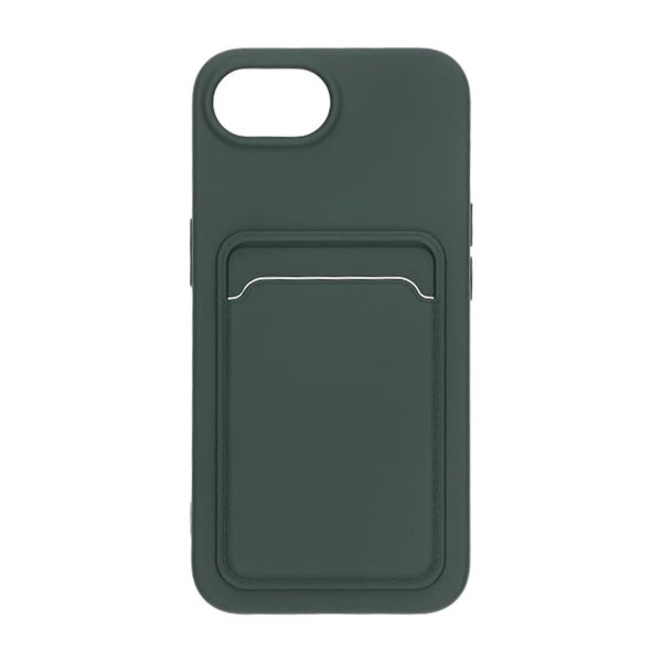 iPhone 16e/17e Skal Korthållare Grön