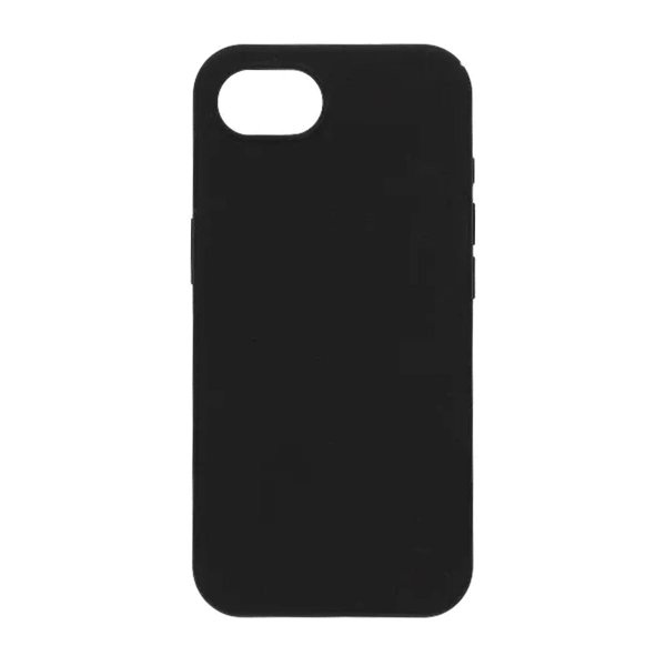 iPhone 16e/17e Skal Silikon Svart