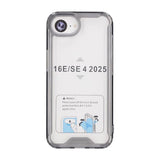 iPhone 16e/17e Skal TPU Case Svart
