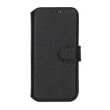 Rvelon iPhone 16e/17e Fodral Äkta Läder Svart