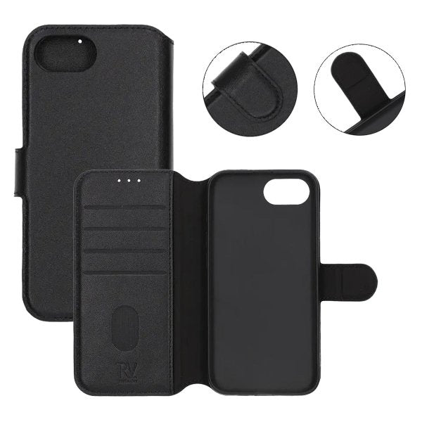 Rvelon iPhone 16e/17e Fodral 4 Kortfack Svart