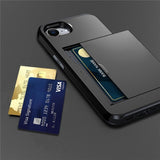 iPhone 16e/17e Skal Card Slide Svart