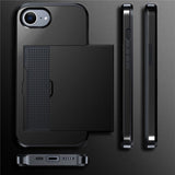 iPhone 16e/17e Skal Card Slide Svart