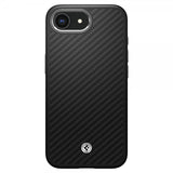 Spigen iPhone 16e/17e Skal Enzo Aramid MagFit Matte Black