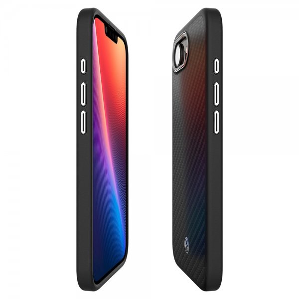 Spigen iPhone 16e/17e Skal Enzo Aramid MagFit Matte Black