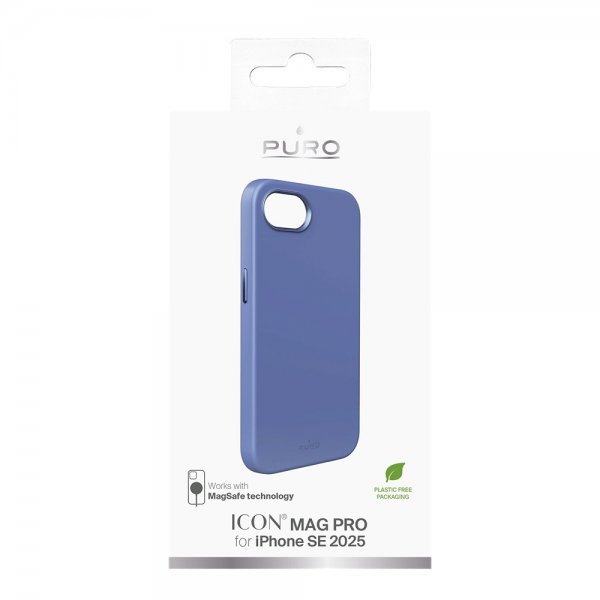 Puro iPhone 16e/17e Skal ICON Mag Pro Blå