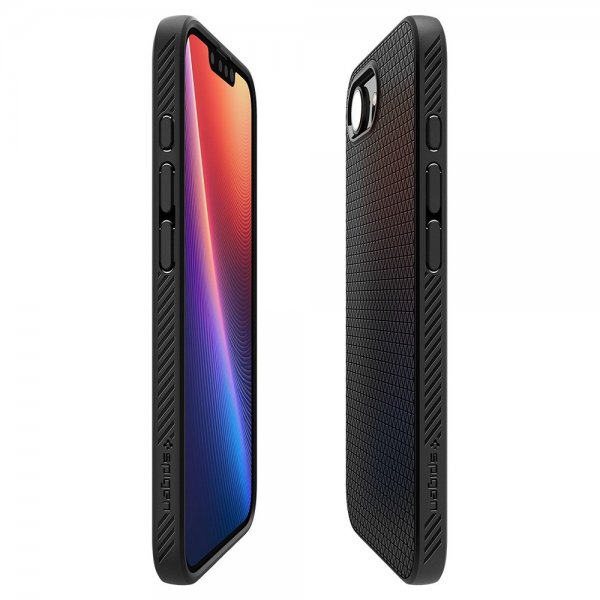 Spigen iPhone 16e/17e Skal Liquid Air Matte Black