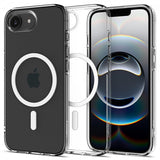 Spigen iPhone 16e/17e Skal Liquid Crystal MagFit Clear White