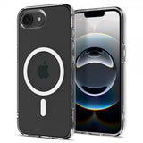 Spigen iPhone 16e/17e Skal Liquid Crystal MagFit Clear White