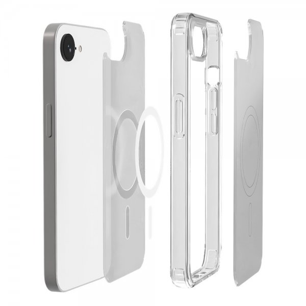 Puro iPhone 16e/17e Skal LITE MAG Transparent