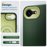 Spigen iPhone 16e/17e Skal Nano Pop MagFit Avo Green