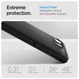 Spigen iPhone 16e/17e Skal Rugged Armor MagFit Matte Black