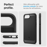 Spigen iPhone 16e/17e Skal Rugged Armor MagFit Matte Black